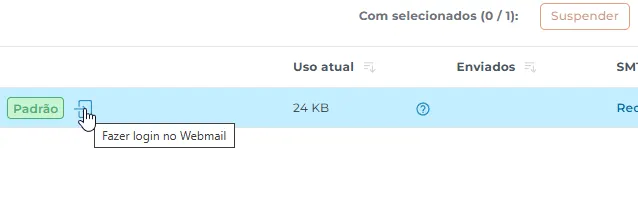 Como acessar o Webmail no DirectAdmin