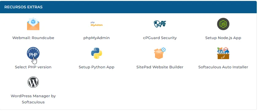 Como alterar a versão do PHP no DirectAdmin
