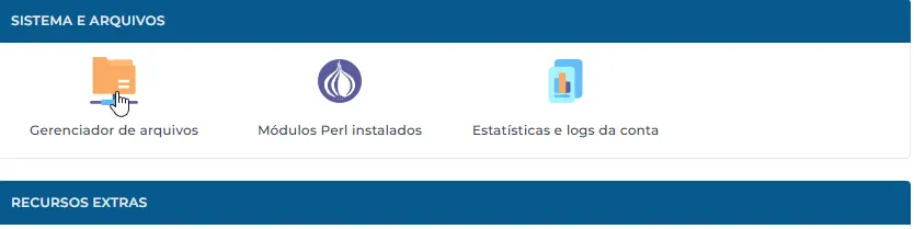 Erro de permissão no gerenciador de arquivos