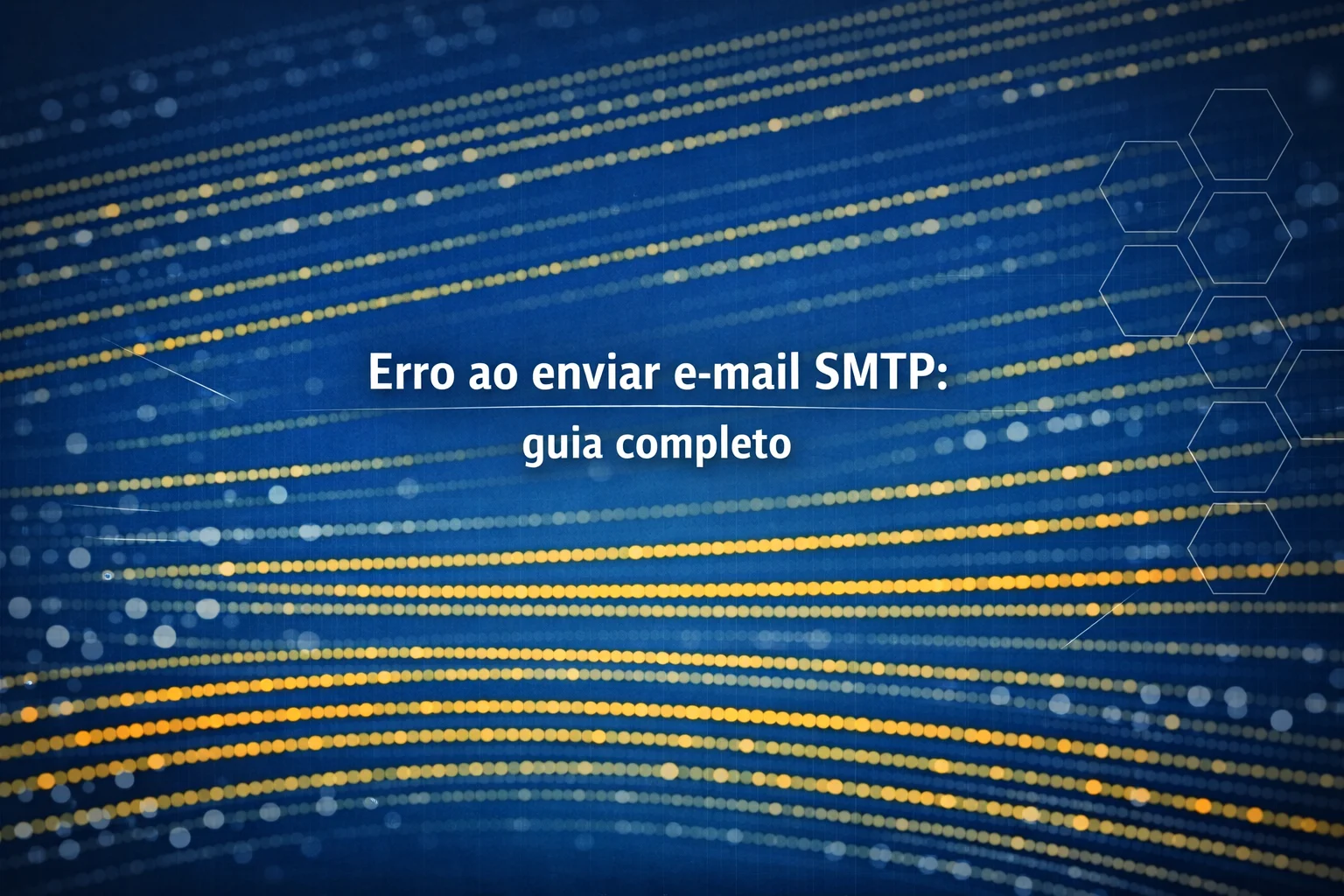 Erro ao enviar e-mail SMTP