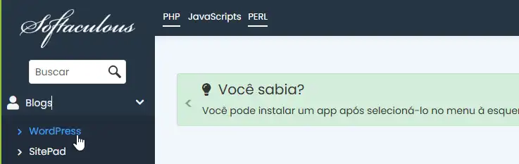 Como instalar WordPress no DirectAdmin usando Softaculous